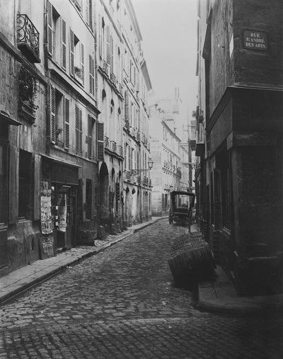 Rue Git-le-Cœur (de la rue Saint-André-des-Arts), Paris, 1858-78 - Charles Marville